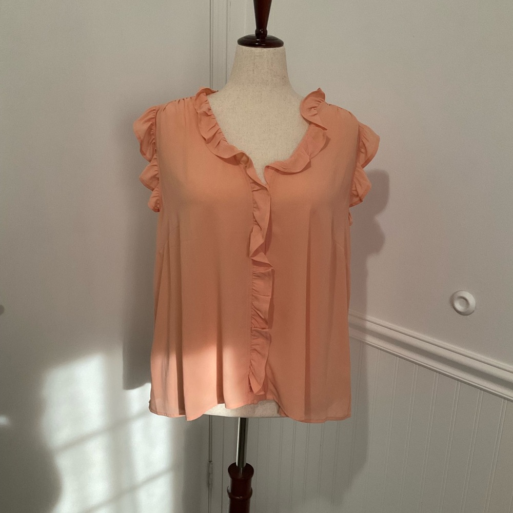 Eloquii Sheer Blouse